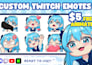 draw custom emotes for twitch, discord for stream